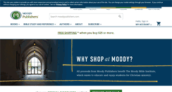 Desktop Screenshot of moodypublishers.com